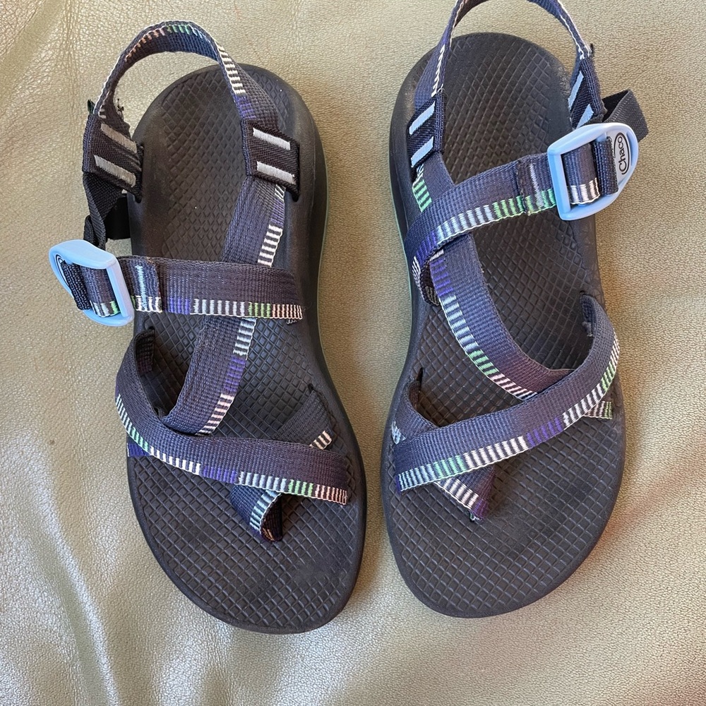 Chaco Blue Strappy Sandals